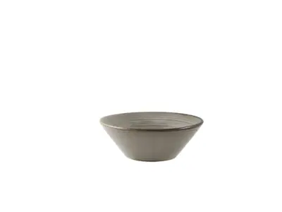 Terra Porcelain Grey Conical Bowl 14cm