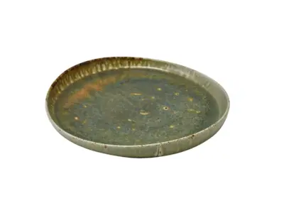 Kozo Porcelain Midori Coupe Plate 26.7cm
