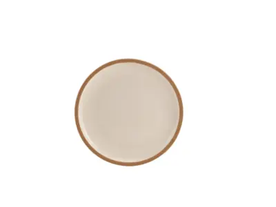 GenWare Kava White Stoneware Coupe Plate 20cm