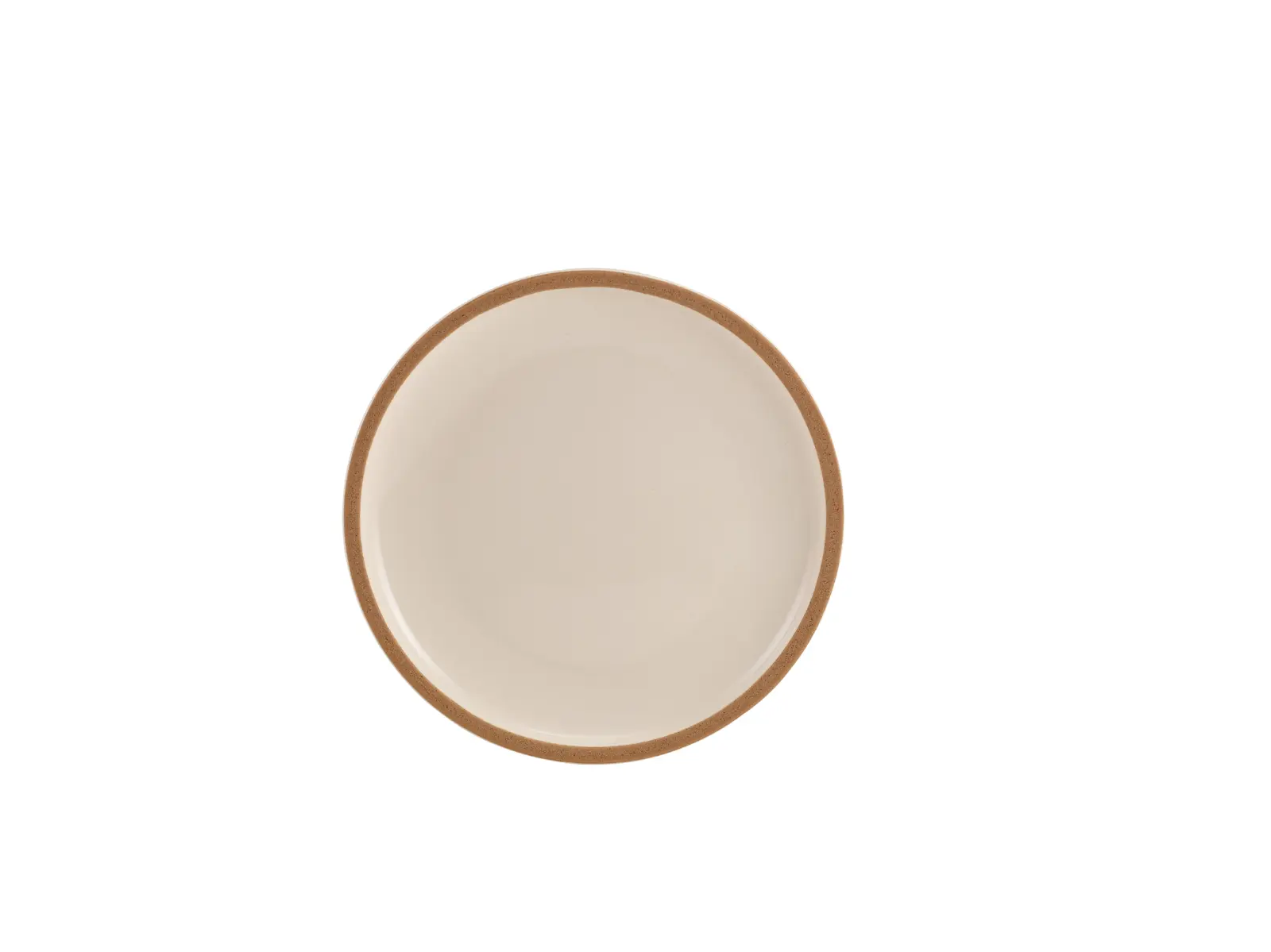 GenWare Kava White Stoneware Coupe Plate 20cm
