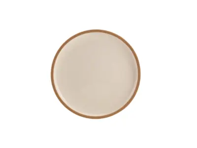 GenWare Kava White Stoneware Coupe Plate 23cm