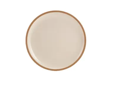 GenWare Kava White Stoneware Coupe Plate 26cm