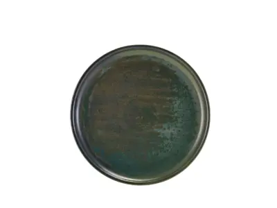 Terra Porcelain Aqua Green Coupe Plate 27.5cm
