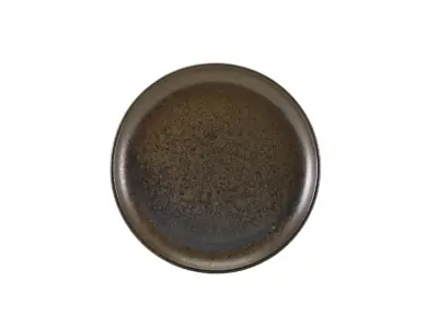 Terra Porcelain Black Coupe Plate 27.5cm