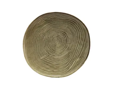 Terra Porcelain Grey Organic Plate 28.5cm