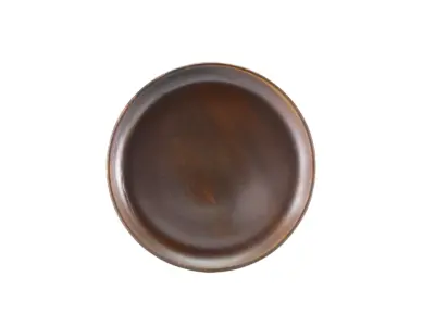 Terra Porcelain Rustic Copper Coupe Plate 27.5cm