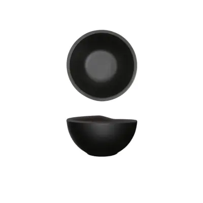 Black Copenhagen Melamine Bowl 10.8 x 5.6cm