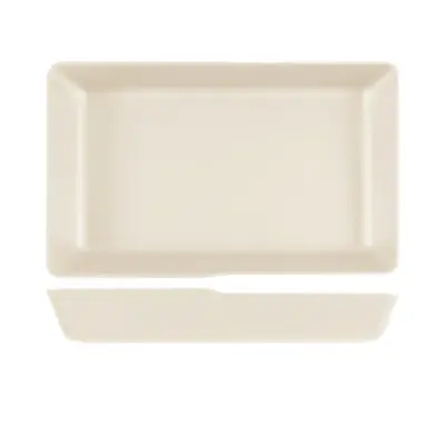 White Copenhagen Melamine GN 1/1 Deep Dish 53 x 32.5 x 8cm