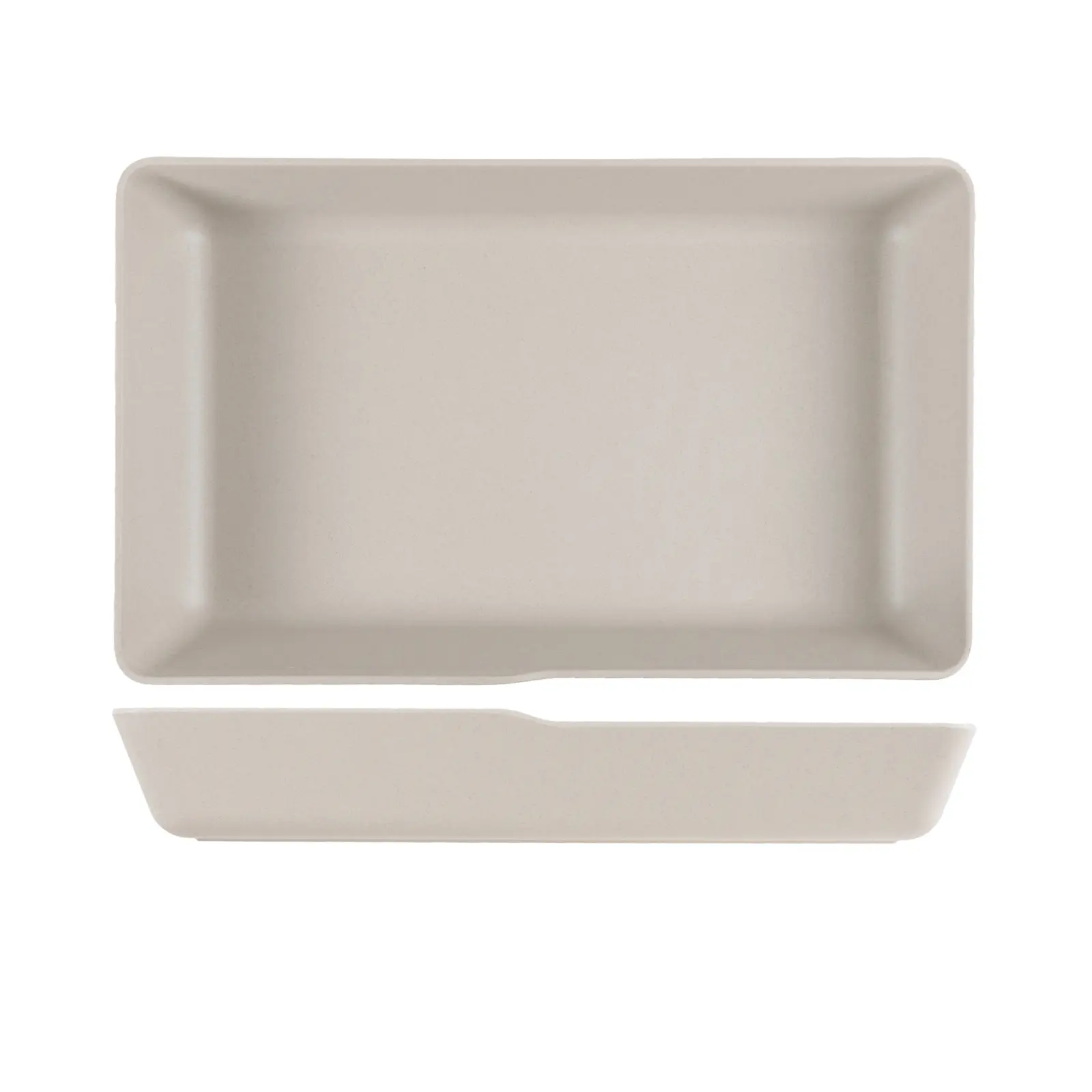 Sand Brown Copenhagen Melamine GN 1/1 Deep Dish 53 x 32.5 x 8cm