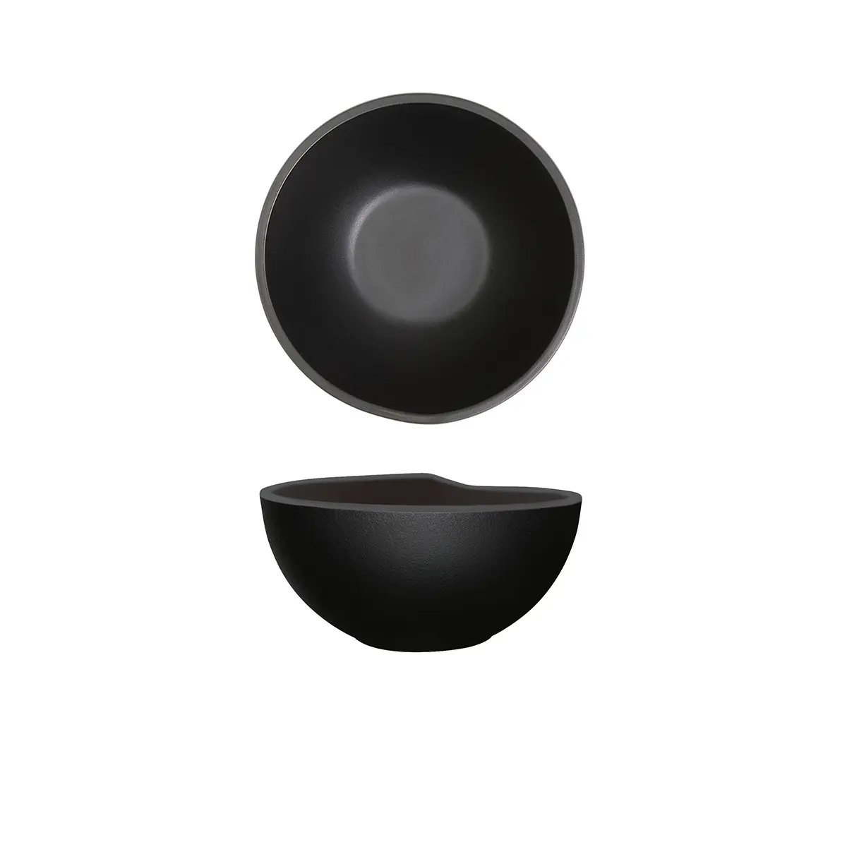 Black Copenhagen Melamine Bowl 15.5 x 7.5cm