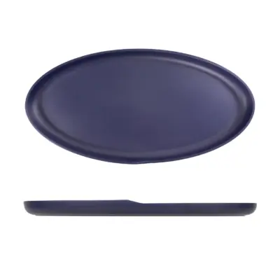 Denim Blue Copenhagen Oval Melamine Dish 55 x 27.5cm