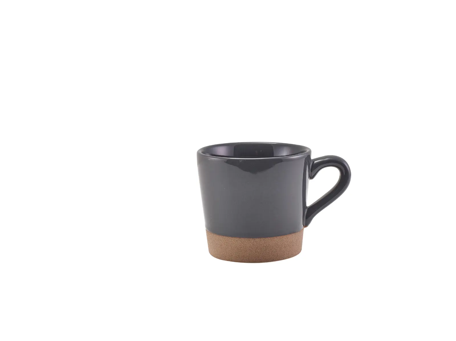 GenWare Kava Dark Grey Stoneware Coffee Cup 34cl/ 12oz