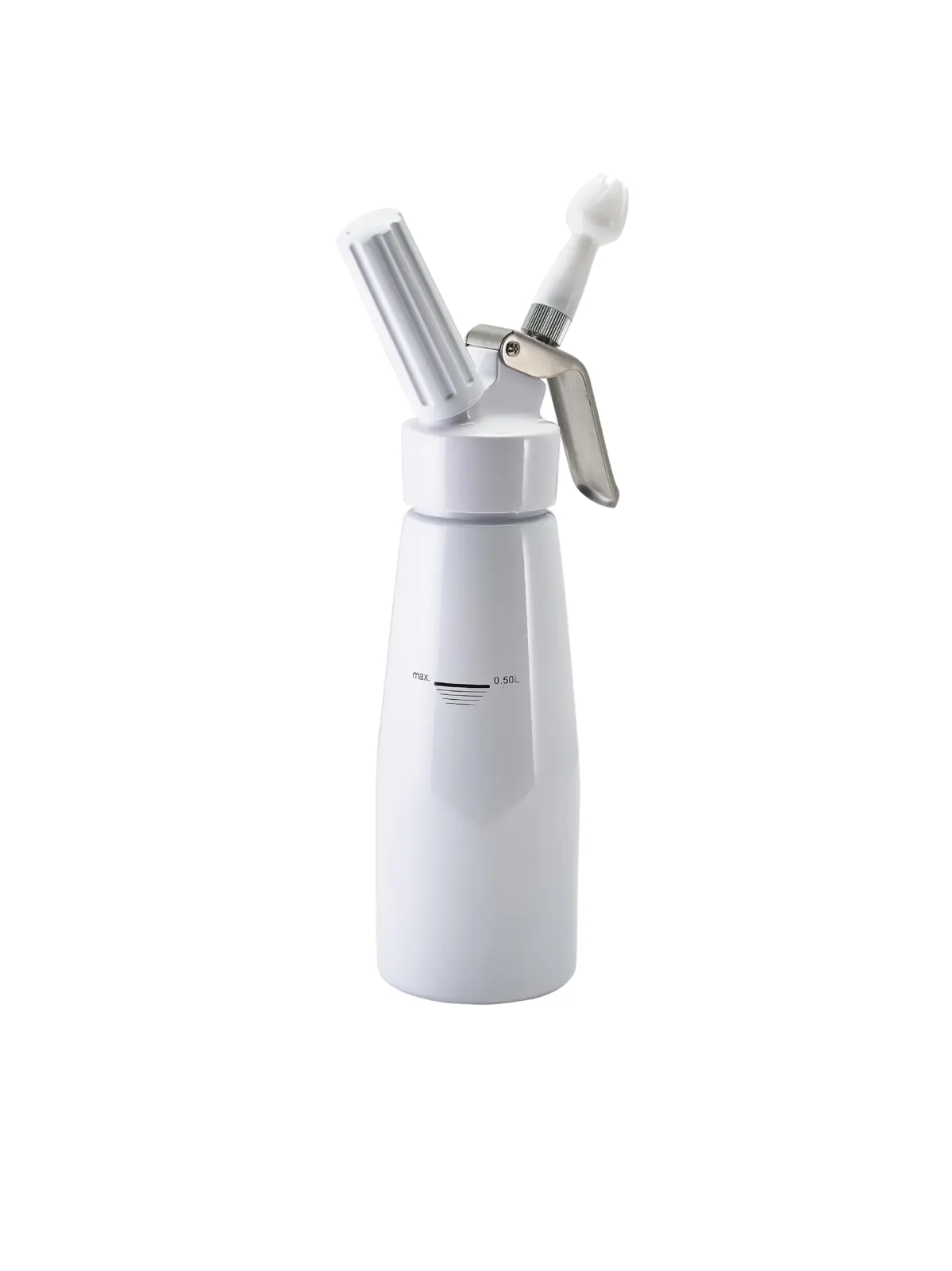 Cream Whipper 500ml White + 10 Free Bulb