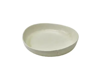 Kozo Porcelain Shiro Deep Plate 23cm