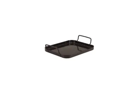 Black Enamel Tray 21 x 17cm