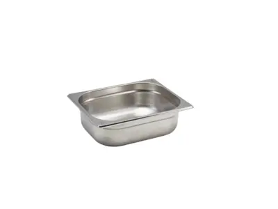 St/St Gastronorm Pan 1/2 - 100mm Deep