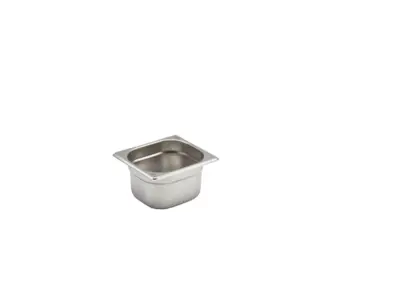 St/St Gastronorm Pan 1/6 - 100mm Deep