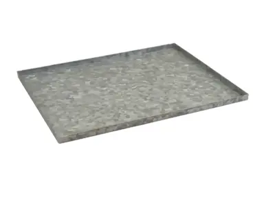 GenWare Galvanised Steel Low Display Tray GN 1/2