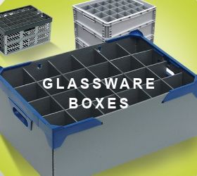 Glassware Storage Boxes & Crates