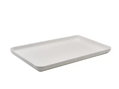 GenWare Melamine White Jute Platter GN 1/1