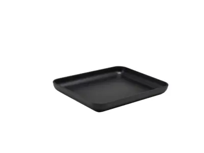 GenWare Melamine Black Jute Platter GN 1/2