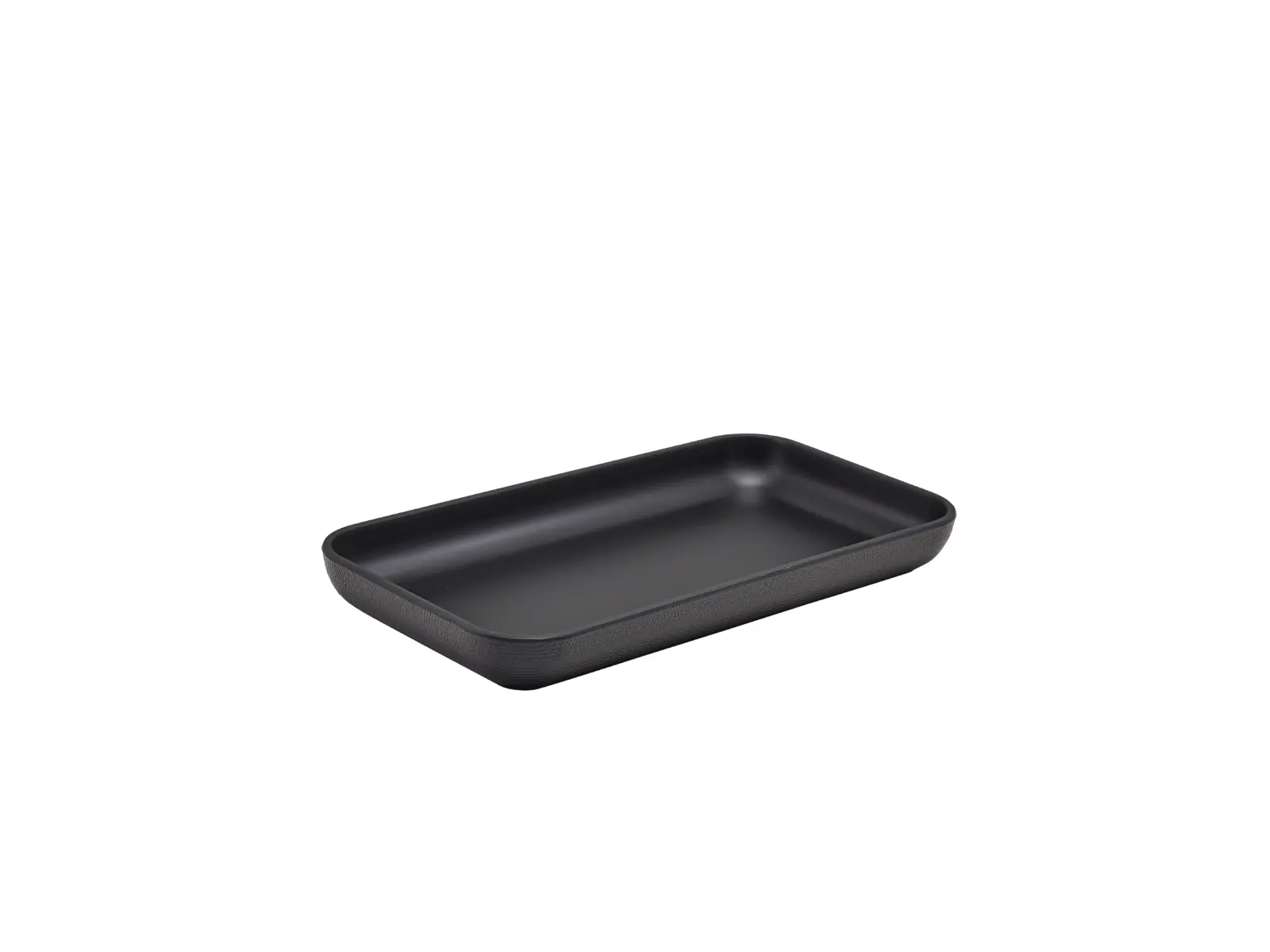 GenWare Melamine Black Jute Platter GN 1/3
