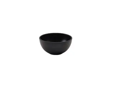 GenWare Melamine Black Jute Buffet Bowl 15.5 x 7.5cm