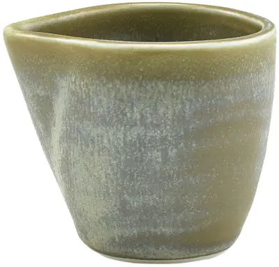 Terra Porcelain Matt Grey Jug 9cl/ 3oz