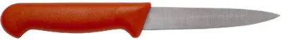 Genware 4" Vegetable Knife Red