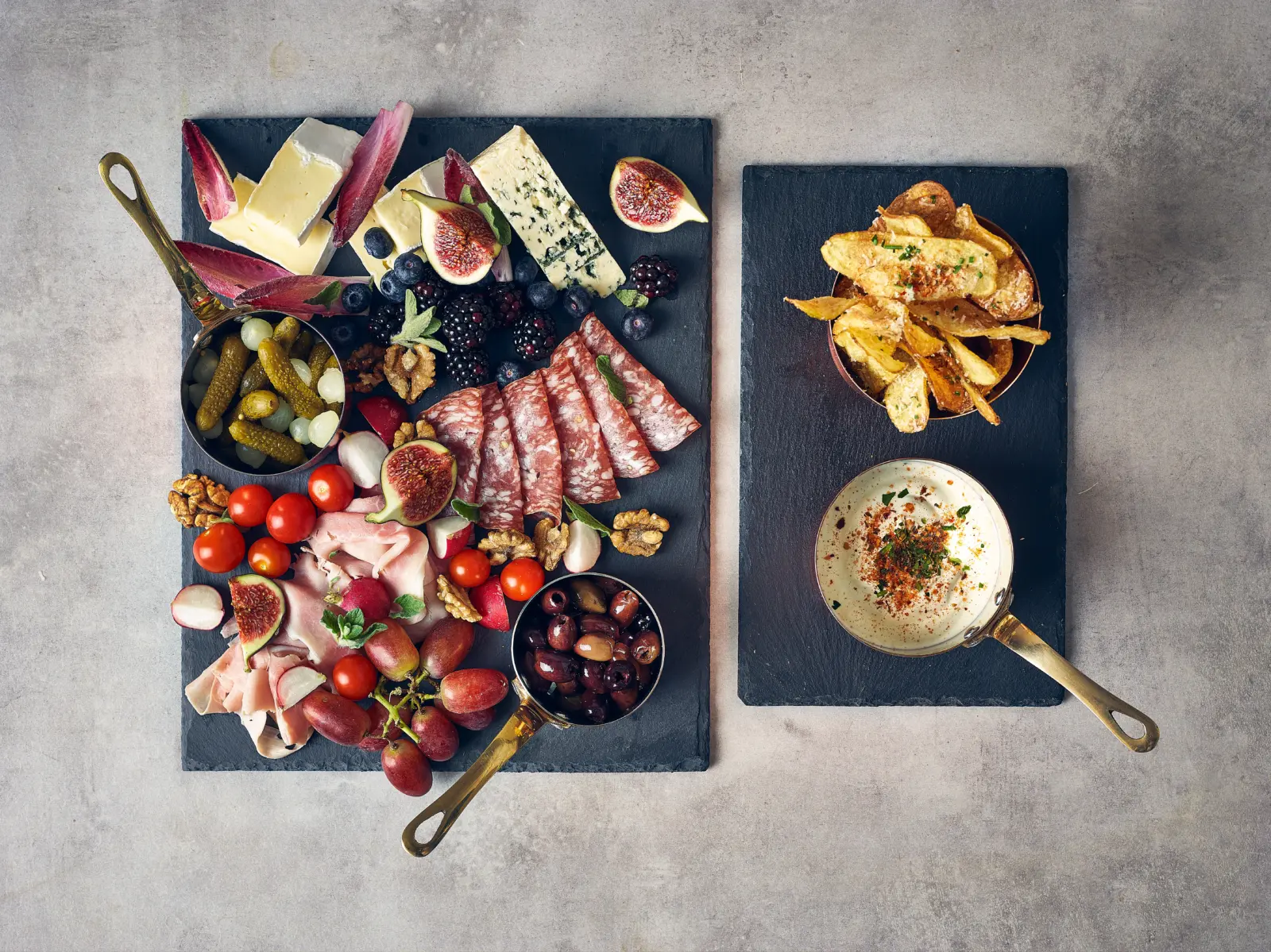 Genware Natural Edge Slate Platter 25 X 13cm - Image 2