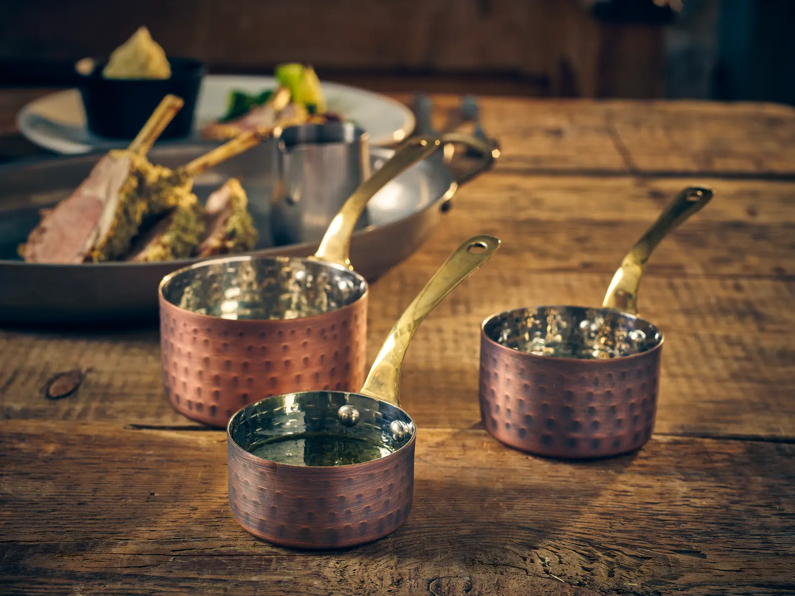 GenWare Antique Copper Mini Sauce Pan 9 x 5.25cm - Image 4