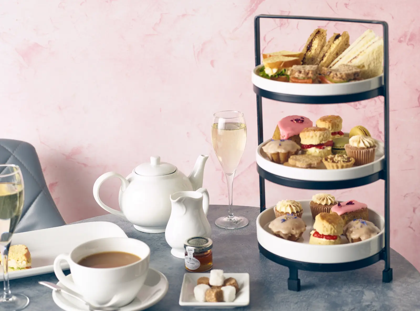 GenWare Three Tier Presentation Plate Stand 20.5cm - Image 4