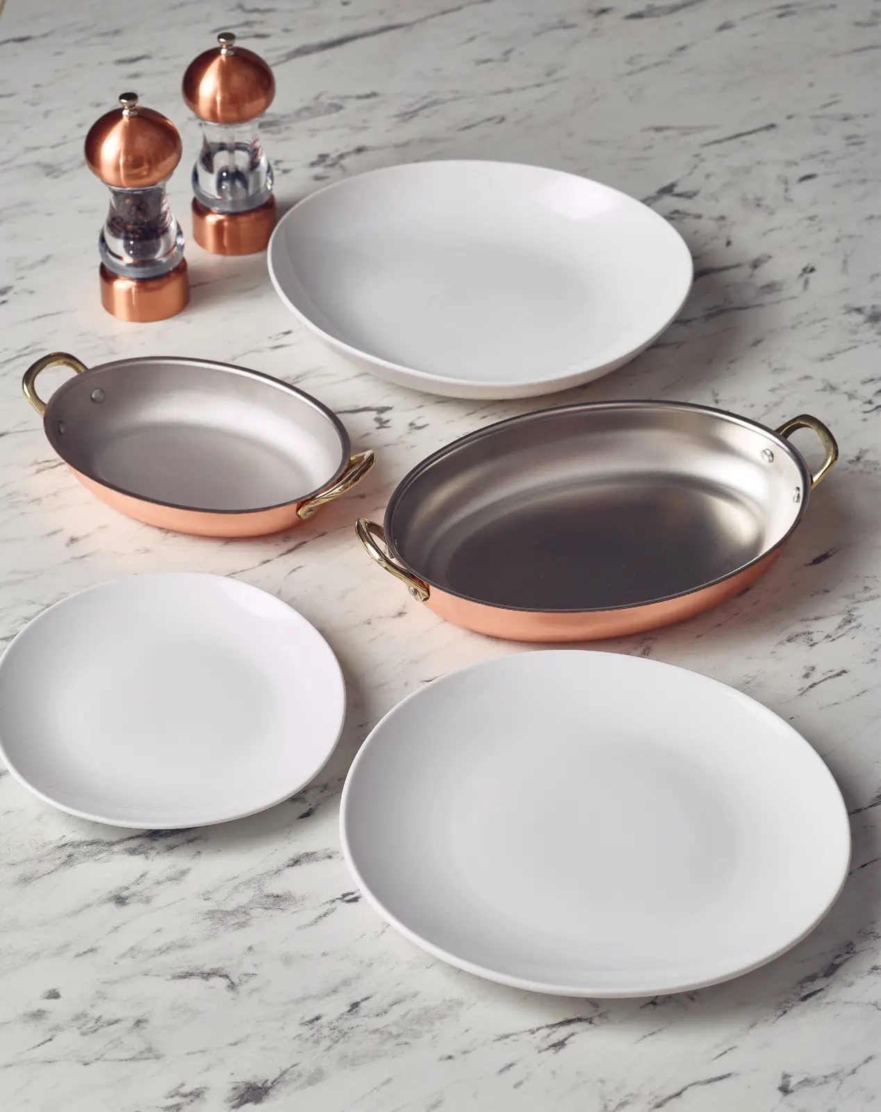 GenWare Copper Plated Oval Dish 24.5 x 17.5cm - Image 3