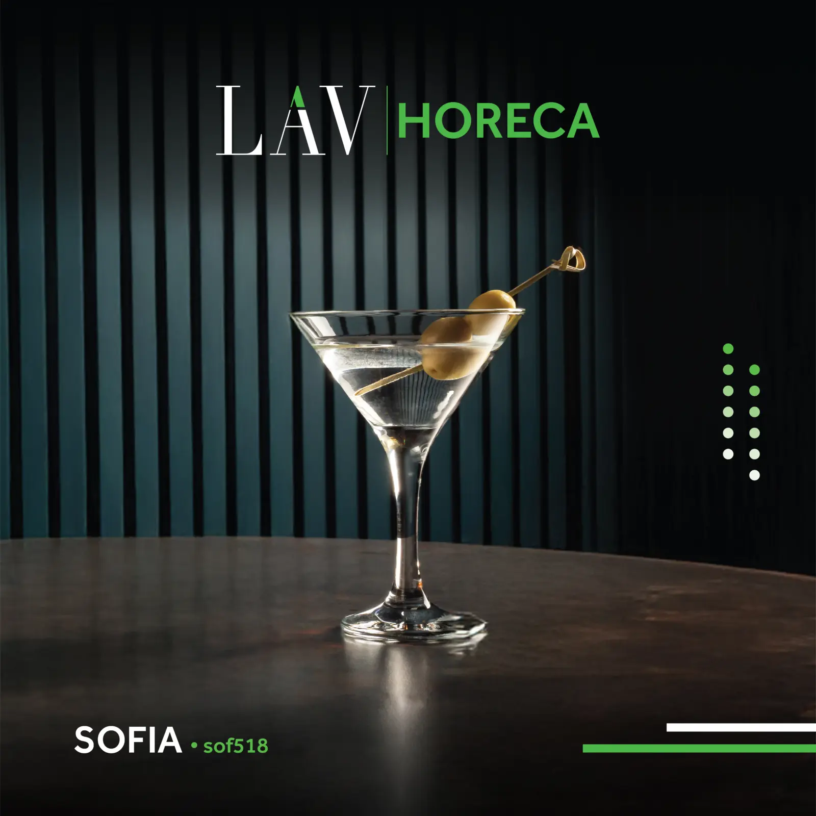 Sofia Martini Glass 17.5cl/ 6oz - Image 2