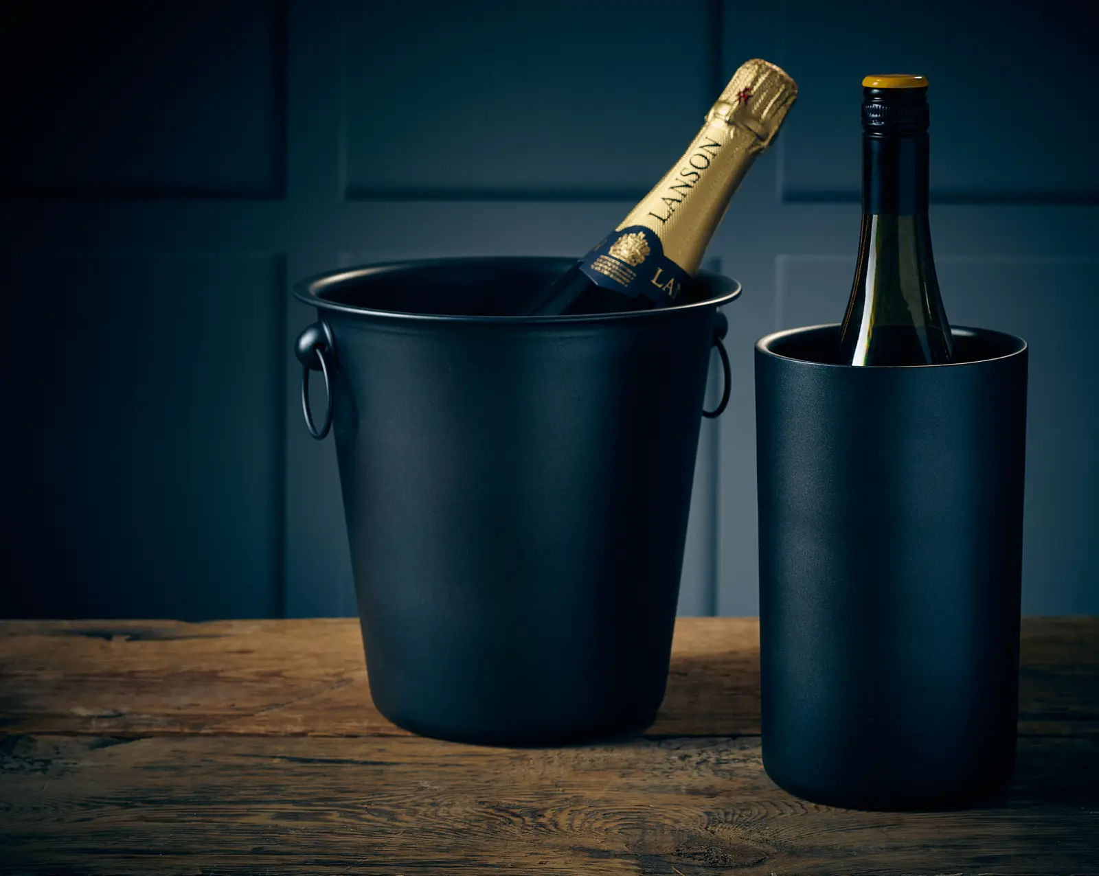 GenWare Metallic Black Wine Bucket - Image 3