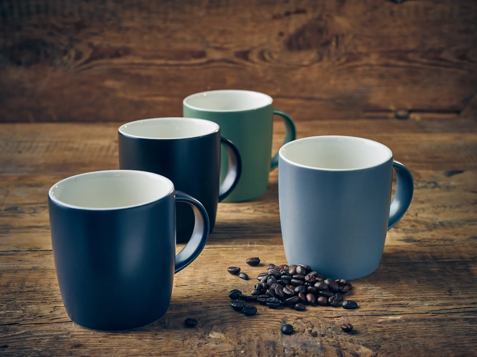 GenWare Porcelain Matt Grey Cosy Mug 35cl/ 12.3oz - Image 2