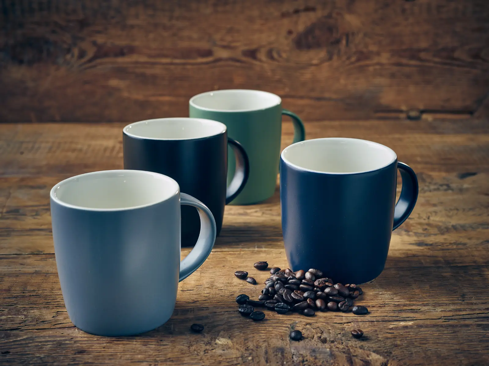 GenWare Porcelain Matt Grey Cosy Mug 35cl/ 12.3oz - Image 3