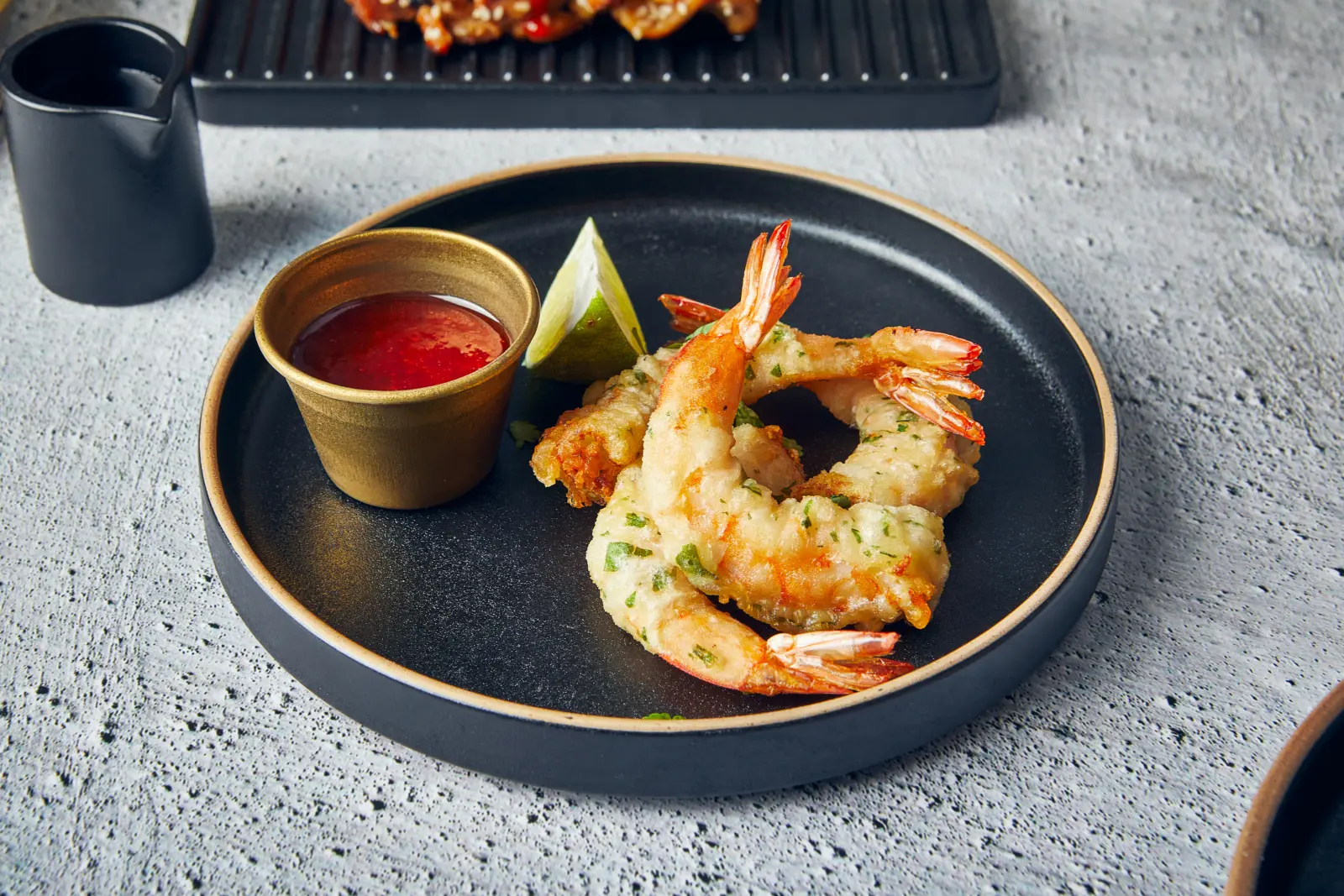 GenWare Kava Black Stoneware Presentation Plate 20cm - Image 3
