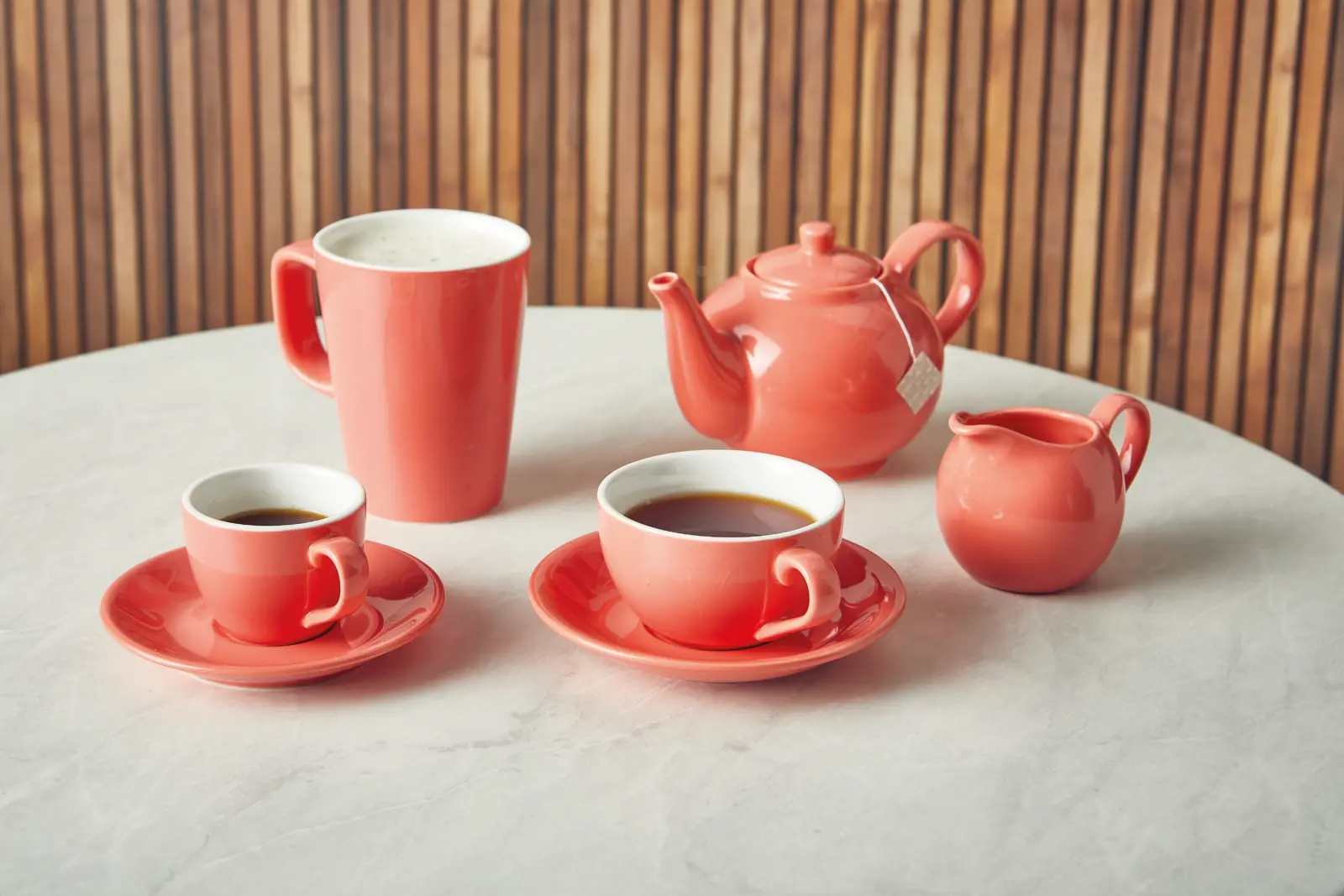 GenWare Porcelain Coral Latte Mug 34cl/ 12oz - Image 3