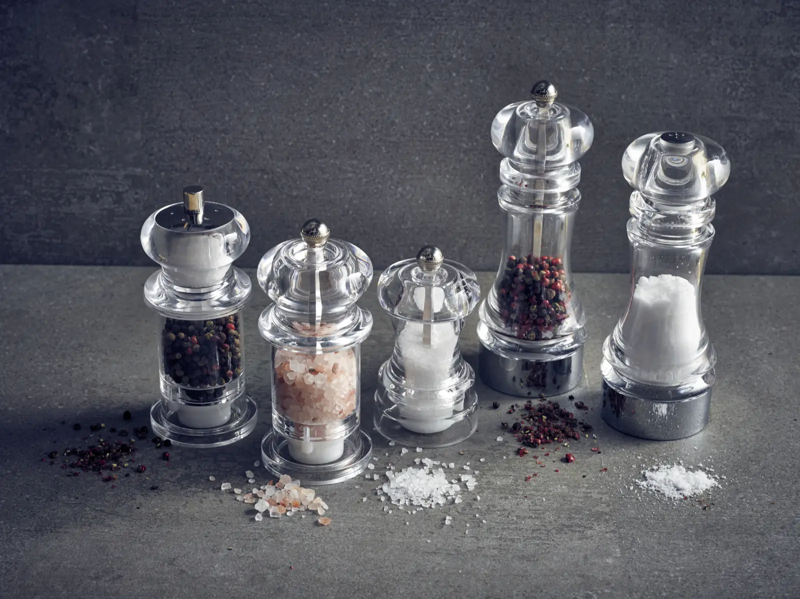 GenWare Clear Salt/ Pepper Grinder 14cm - Image 4