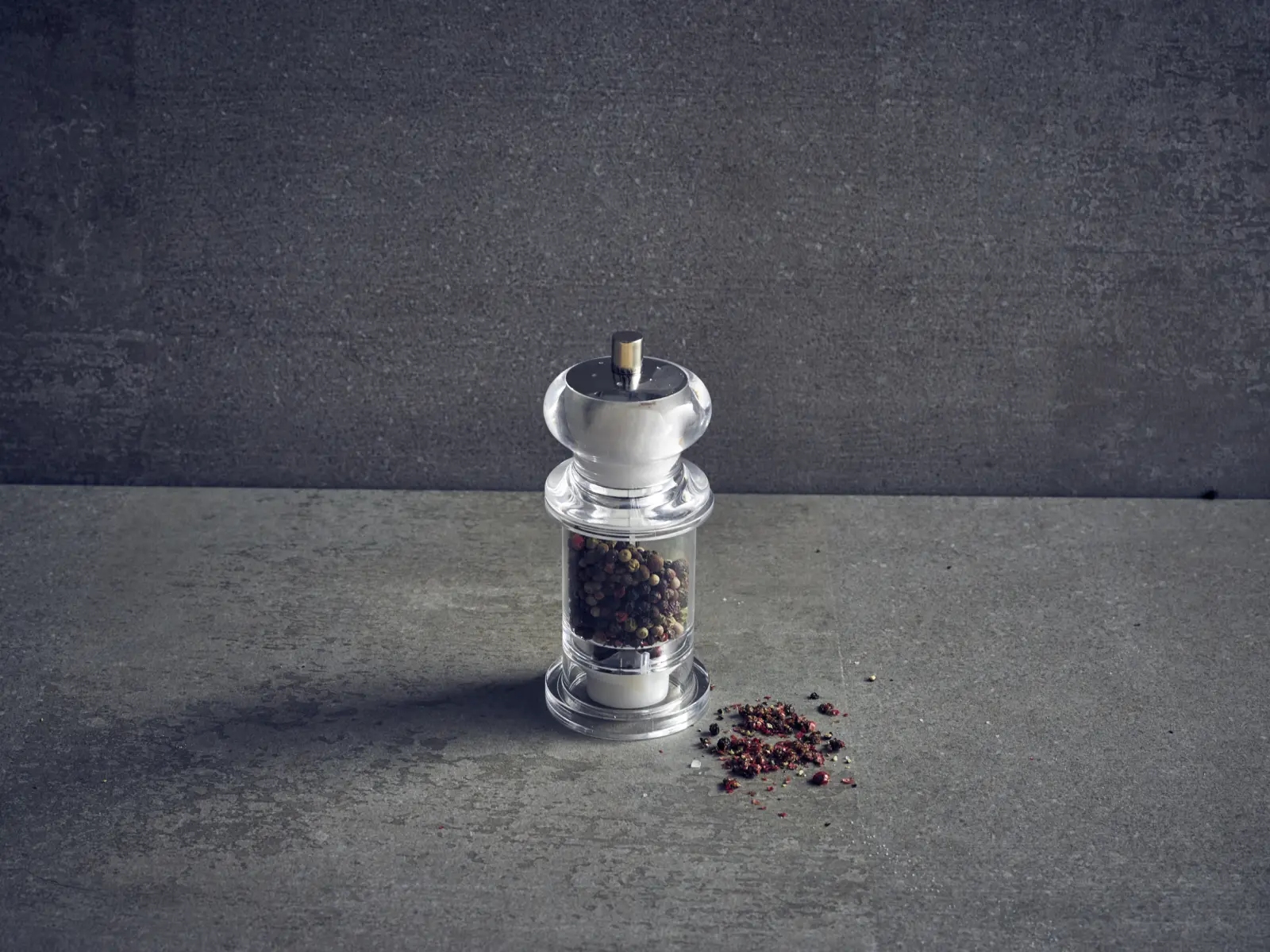 GenWare Clear Combi Pepper Grinder/ Salt Shaker - Image 2