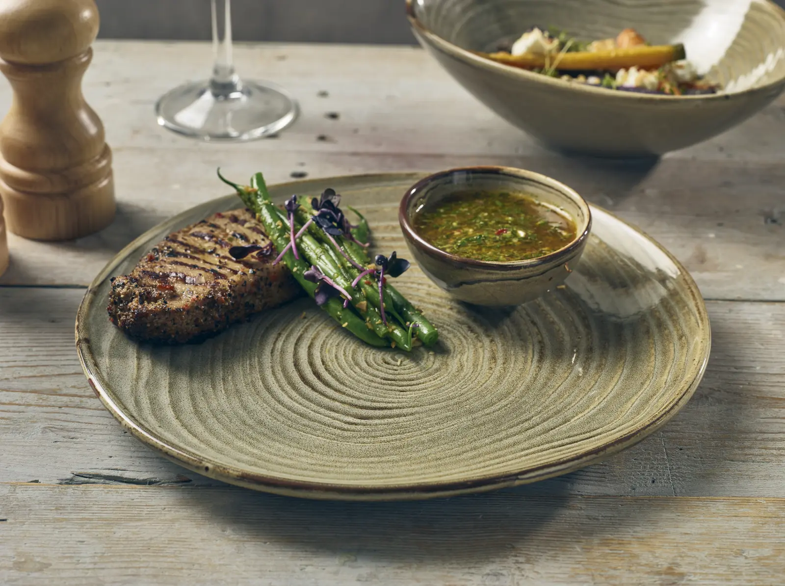 Terra Porcelain Grey Organic Ramekin 85ml/ 3oz - Image 2