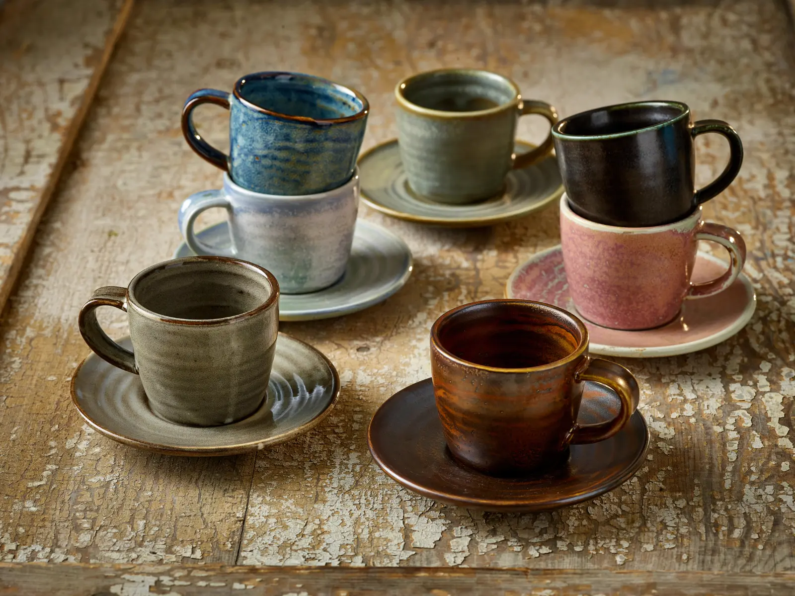 Terra Porcelain Rustic Copper Saucer 11.5cm - Image 3