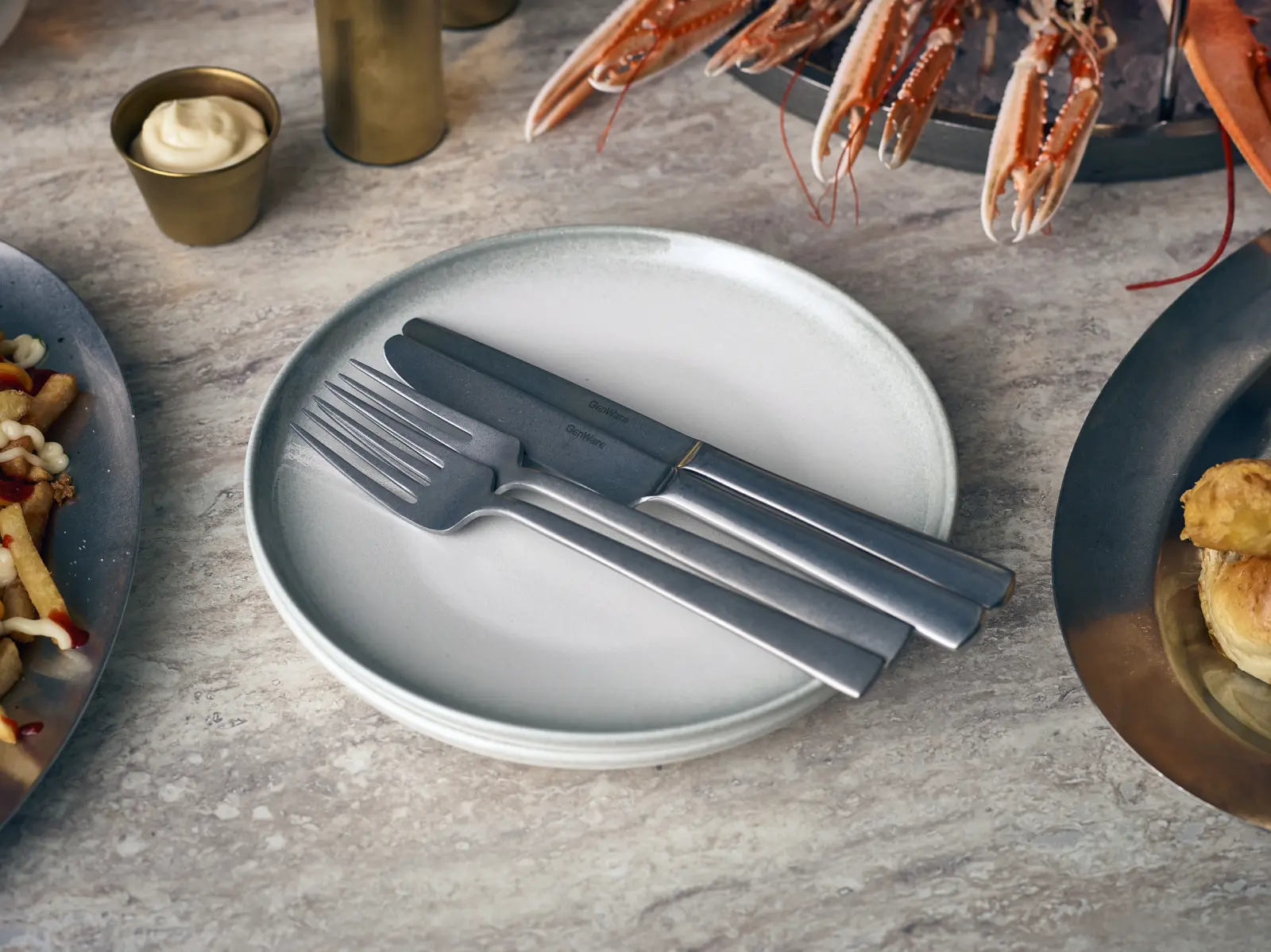 Sereno Porcelain Cirrus Coupe Plate 21.5cm - Image 3