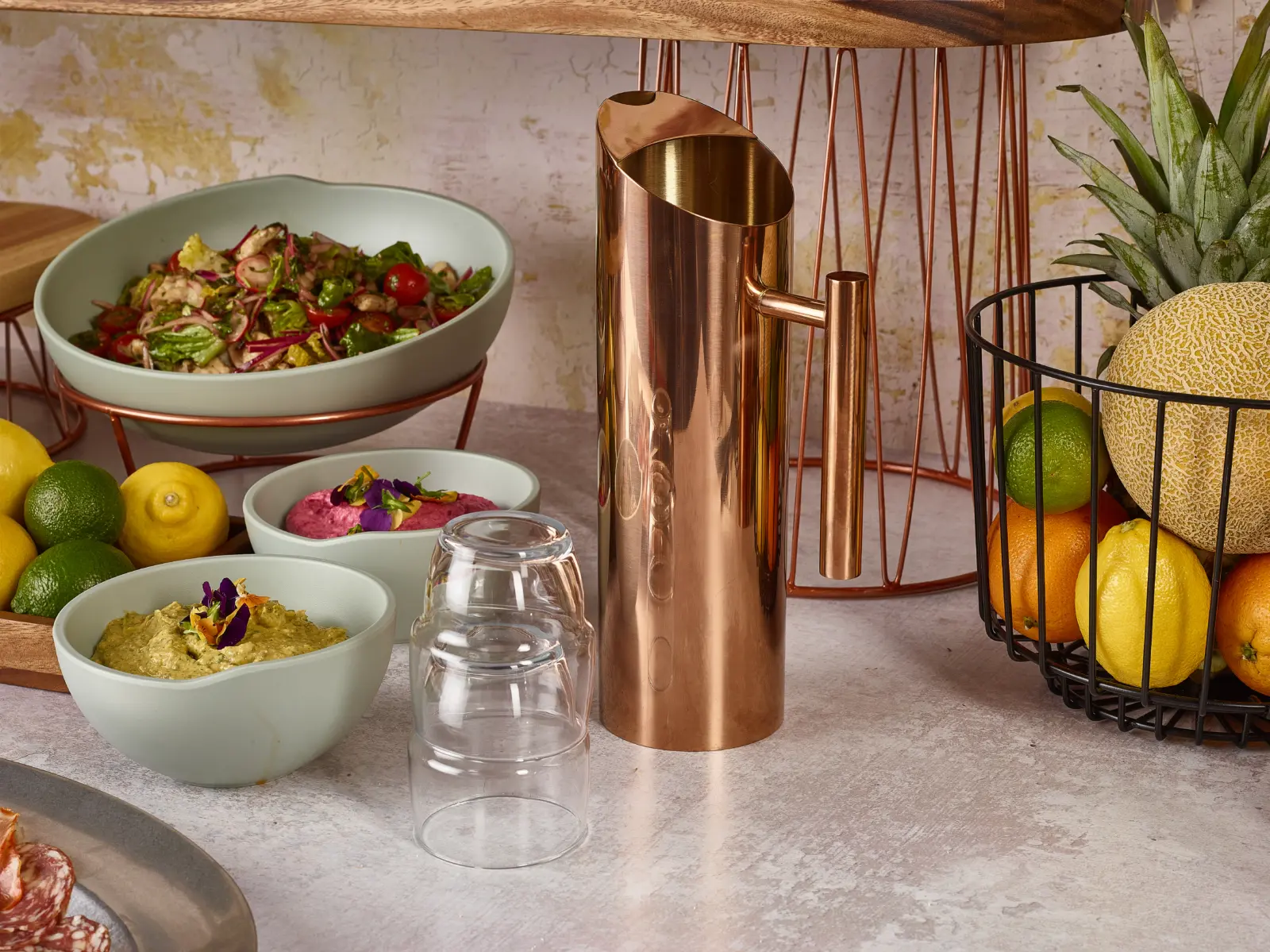 GenWare Copper Water Jug 1.2L/ 42.25oz - Image 2