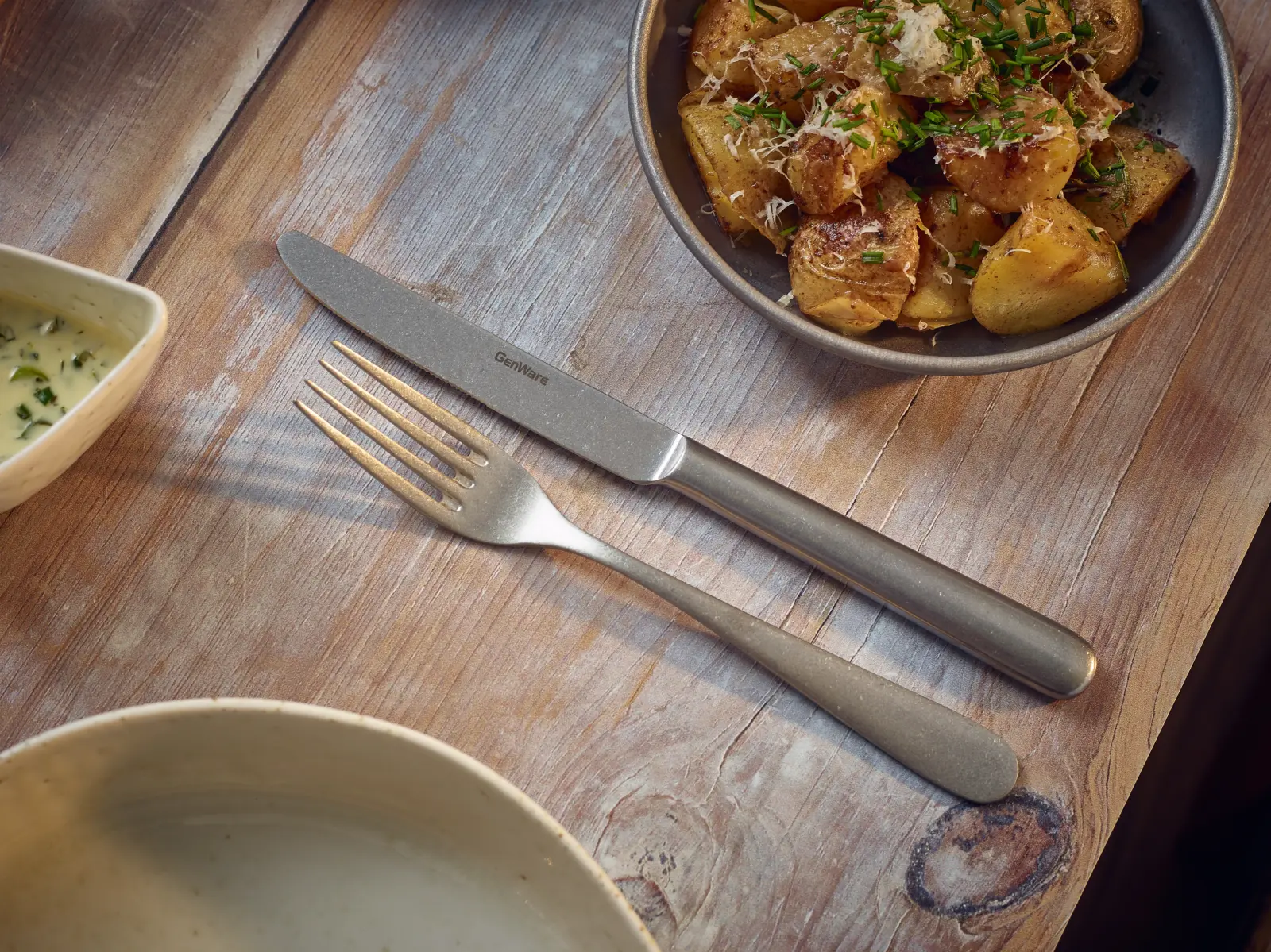 GenWare Palermo Vintage Pattern 7Pcs Sample Cutlery Set - Image 2