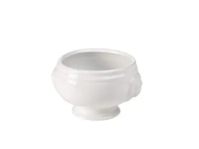 Genware Porcelain Lion Head Soup Bowl 40cl/ 14oz