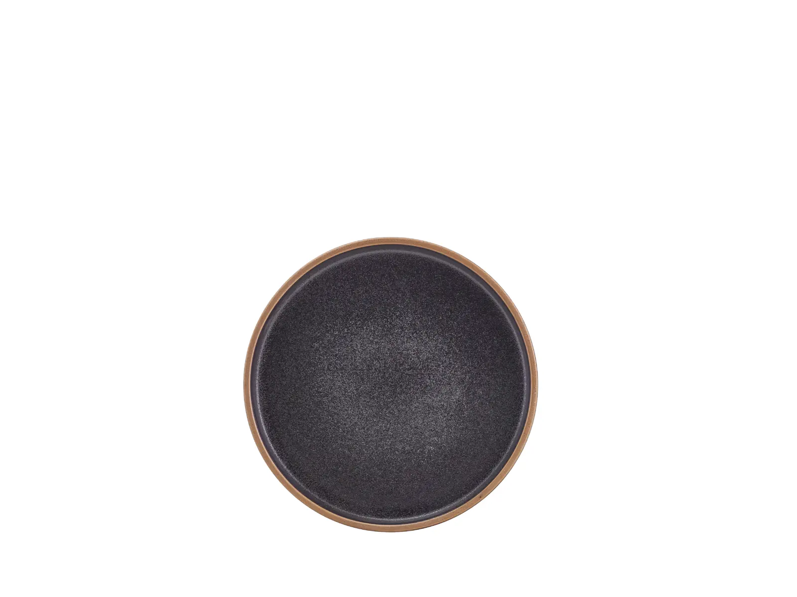 GenWare Kava Black Stoneware Presentation Plate 18cm