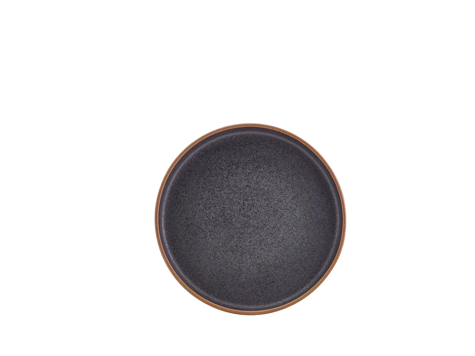 GenWare Kava Black Stoneware Presentation Plate 20cm