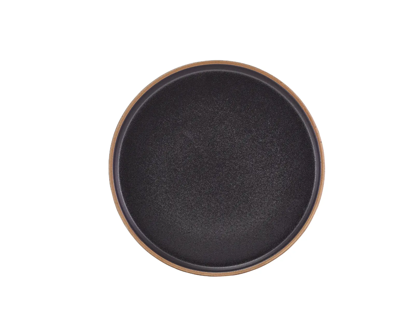 GenWare Kava Black Stoneware Presentation Plate 25cm